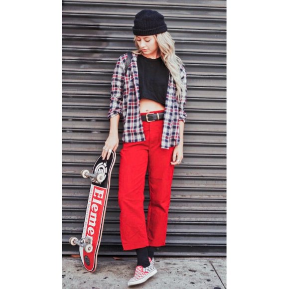 VENICE BEACH THROW BACK WRANGLER 70TH ANNIVERSARY CROPPED SKATER JEANS NWT 29 - Picture 3 of 7